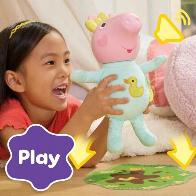 Интерактивная игрушка Свинка Пеппа Evie 28 см со звуком - изображение 9