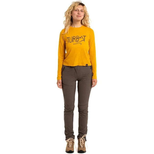 Кофта Turbat Magic Logo LS Wmn XXL Желтый (1054-012.004.5554) - изображение 2