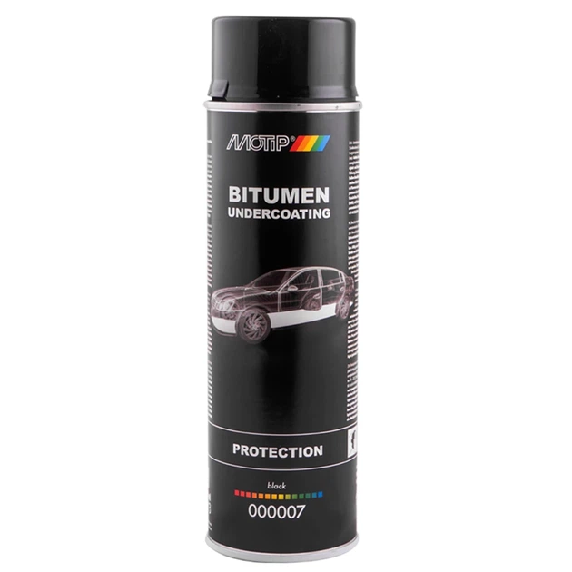 Мастика бітумна MOTIP Bitumen Undercoating чорна аерозоль 500 мл (000007) - Фото 1 Мастика бітумна MOTIP Bitumen Undercoating чорна аерозоль 500 мл (000007) - зображення 1