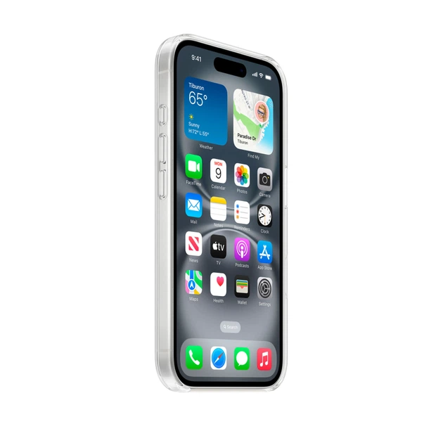 Прозрачный чехол для iPhone 16 TPU Clear Case с MagSafe - Фото 4 Прозрачный чехол для iPhone 16 TPU Clear Case с MagSafe - изображение 4