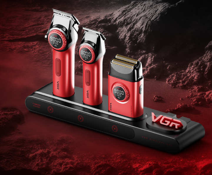Комплект для стрижки VGR STEPLERSS PRO 3 IN 1 RED - изображение 2
