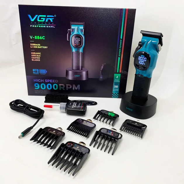 Професійна машинка для стрижки VGR V-886C - зображення 3