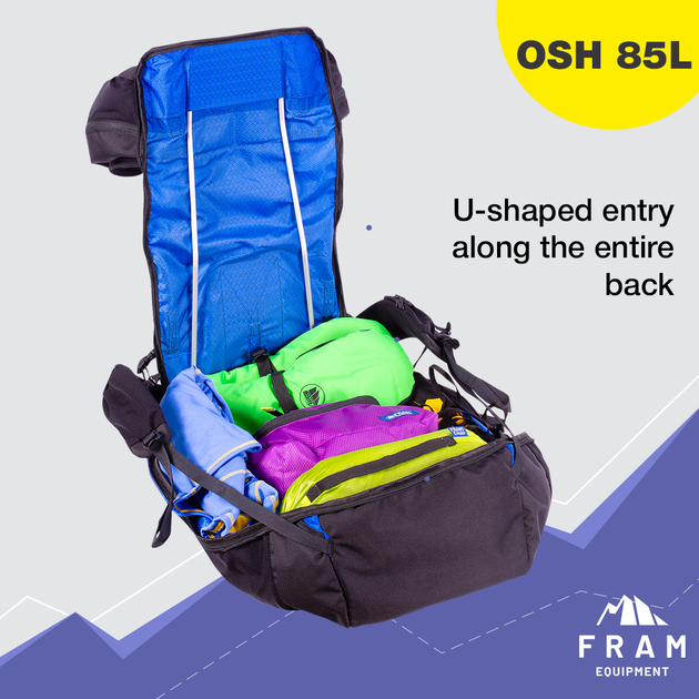 Рюкзак Osh 85L, Синий, one size - изображение 13
