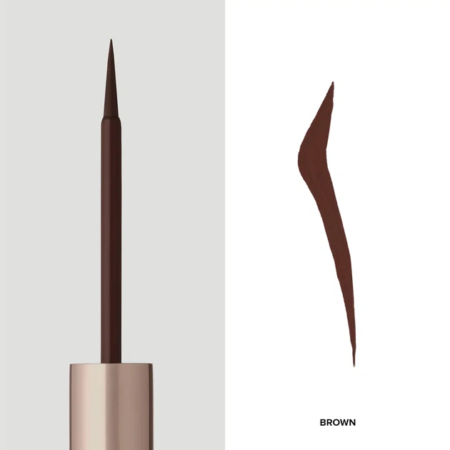Водостойкая матовая коричневая жидкая подводка для глаз Anastasia Beverly Hills Waterproof Matte Liquid Eyeliner Brown 2.4 мл - изображение 5