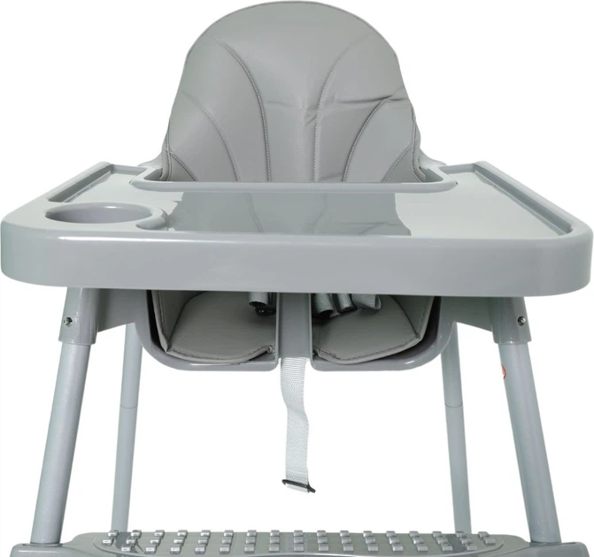 Krzesełko do karmienia Hedo regulowane Szare (5904041148026) - obraz 2
