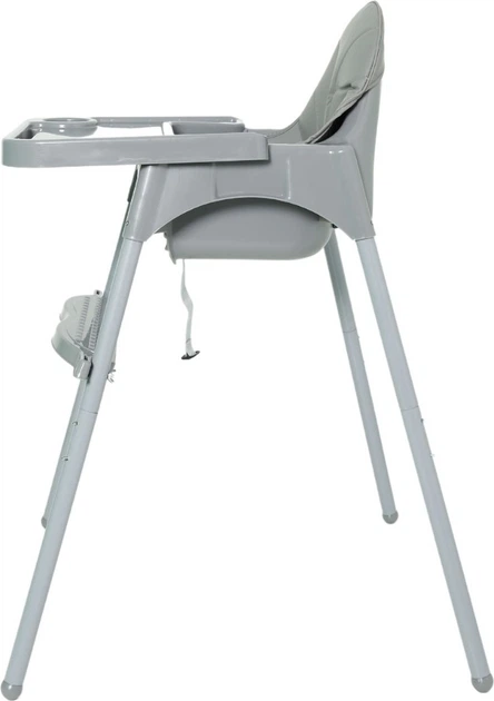 Krzesełko do karmienia Hedo regulowane Szare (5904041148026) - obraz 3