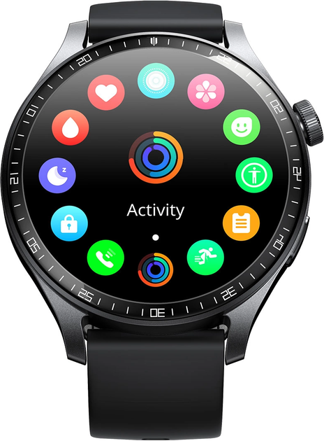 Smartwatch Joyroom Classic Series JR-FC2 Dark Gray (6956116723033) - obraz 4