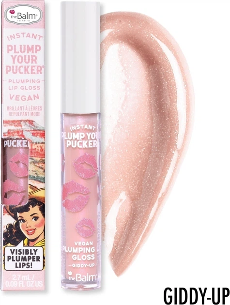 Błyszczyk powiększający usta theBalm Instant Plump Your Pucker Giddy-Up 2.7 ml (681619821479) - obraz 2