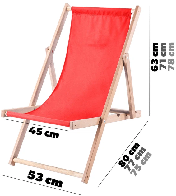 Шезлонг Kadax Tulon K7853 - зображення 3