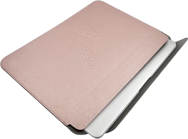 Чохол для ноутбука Guess Sleeve Saffiano Script 13" Pink (3666339005290) - зображення 4