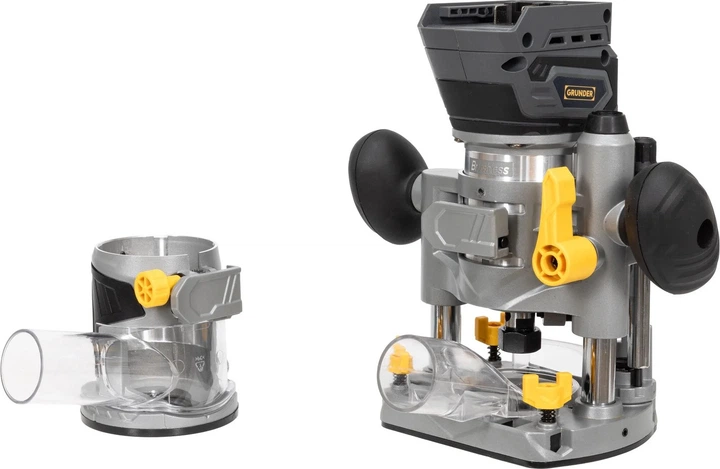 Frezarka bezprzewodowa Grunder bez akumulatora i ładowarki (DB18V-061) - obraz 2
