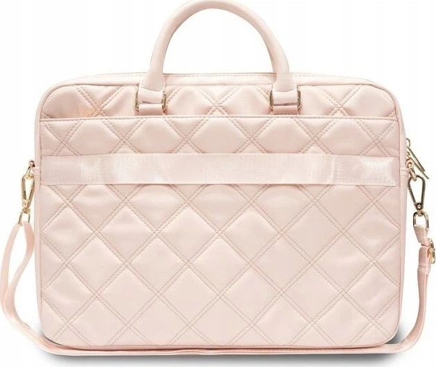 Сумка для ноутбука Guess Quilted 4G 16" Pink (GUCB15ZPSQSSGP) - зображення 3