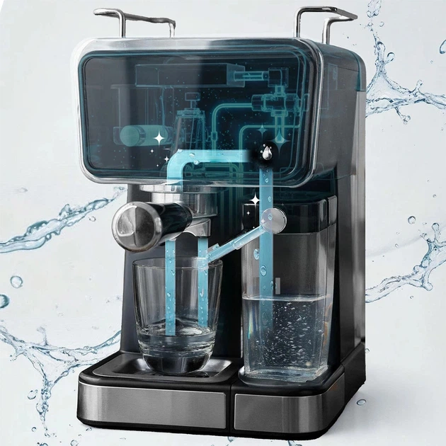 Кавоварка рожкова Berdsen BD-773 Чорна - зображення 5