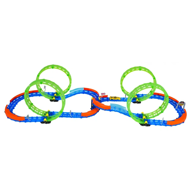 Zestaw do zabawy Ramiz ZKT.89939 Tor wyścigowy świecący w ciemności 86 elementów (5903864988963) - obraz 9