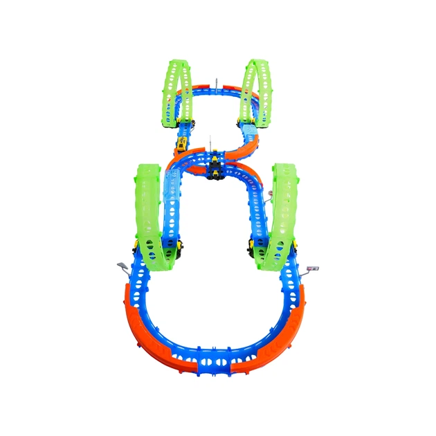 Zestaw do zabawy Ramiz ZKT.89939 Tor wyścigowy świecący w ciemności 86 elementów (5903864988963) - obraz 10