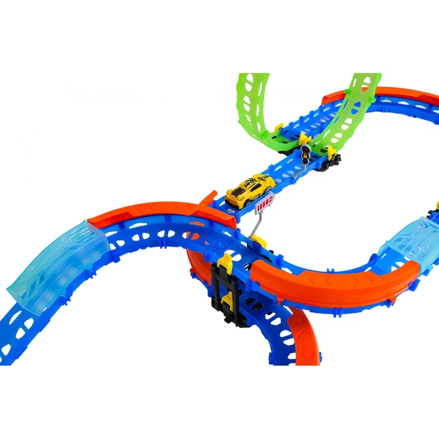 Zestaw do zabawy Ramiz ZKT.89939 Tor wyścigowy świecący w ciemności 86 elementów (5903864988963) - obraz 11
