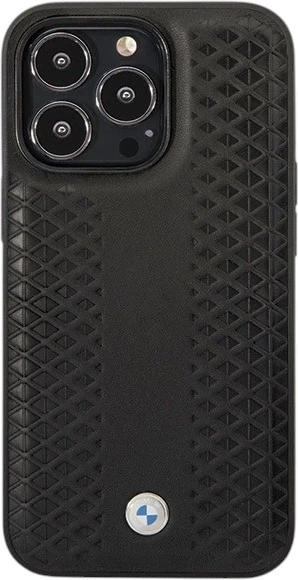 Etui plecki BMW Leather Diamond Pattern do Apple iPhone 14 Pro Black (3666339066543) - obraz 2