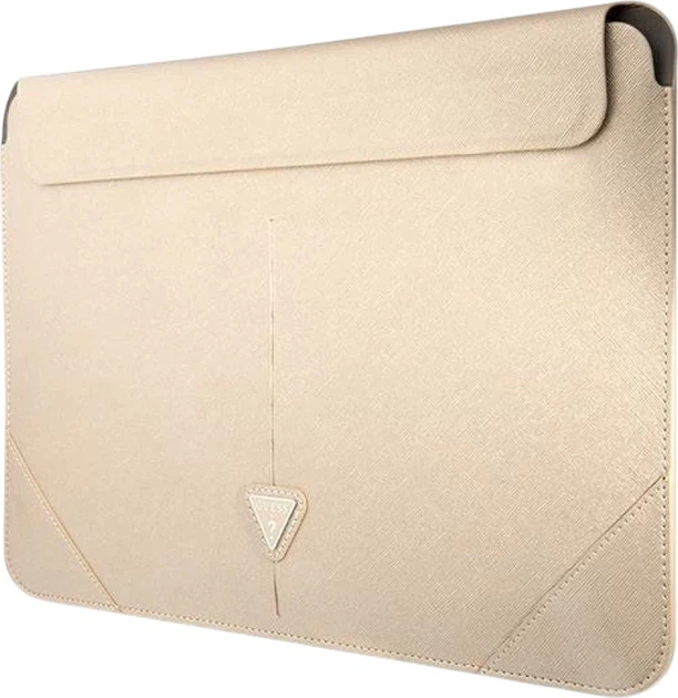 Чохол для ноутбука Guess Saffiano Triangle Logo 14" Beige (3666339039929) - зображення 2
