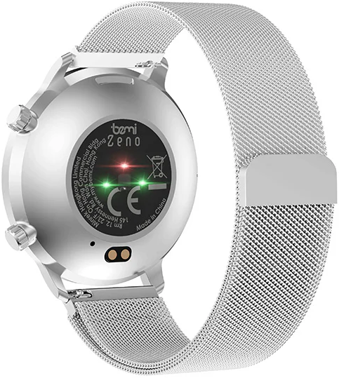 Smartwatch Bemi Zeno AI Silver (6972689173839) - obraz 3