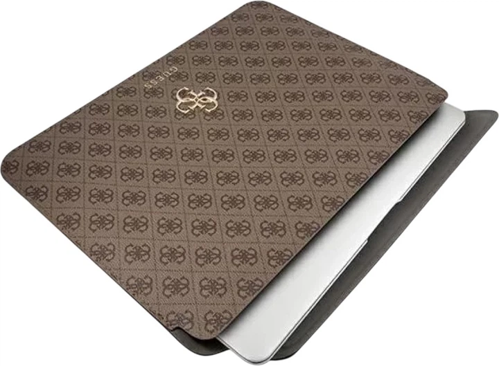 Чохол для ноутбука Guess 4G Big Logo 13" Brown (3666339005382) - зображення 4