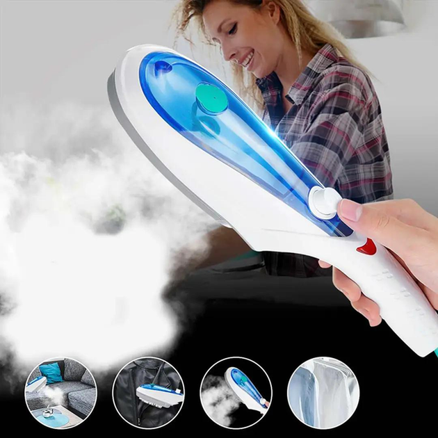 Ручной отпариватель паровая щетка 800 Вт от сети + насадка Tobi 2078 Steam Brush ( см11586 ) - изображение 4