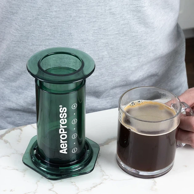 Аеропрес AeroPress Clear Green - Фото 8 Аеропрес AeroPress Clear Green - зображення 8