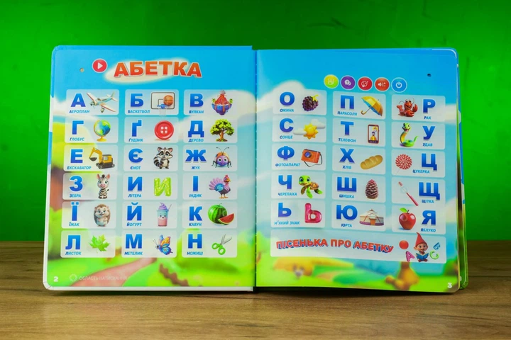 Інтерактивний віммельбух WToys "Велика книга" 99927 сенсорні кнопки вбудований акумулятор 35 сторінок розмір 25х29,5х2 см - Фото 2 Інтерактивний віммельбух WToys "Велика книга" 99927 сенсорні кнопки вбудований акумулятор 35 сторінок розмір 25х29,5х2 см - зображення 2