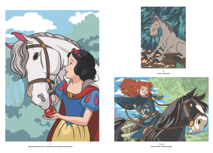 Розмальовка Disney Wydawnictwo Olesiejuk за номерами Konie Коні - Фото 2 Розмальовка Disney Wydawnictwo Olesiejuk за номерами Konie Коні - зображення 2