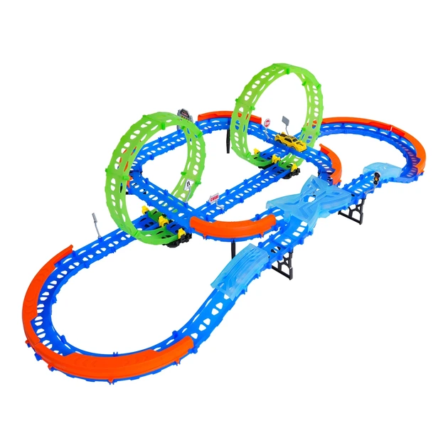 Zestaw do zabawy Ramiz ZKT.89936 Tor wyścigowy świecący w ciemności 63 elementy (5903864988987) - obraz 6