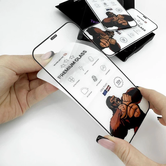 Захисне скло Evelatus для Apple iPhone 7/8/SE(2nd, 3rd gen) Black (EVEAPP7CGG10) - зображення 2