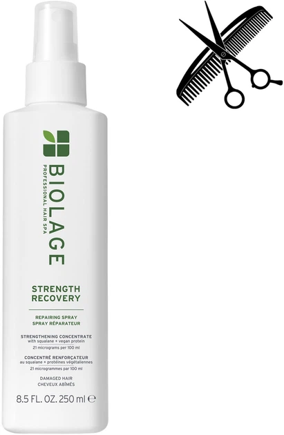 Профессиональный спрей Biolage Strength Recovery для укрепления поврежденных волос 232 мл (884486514691/884486530998) - Фото 1 Профессиональный спрей Biolage Strength Recovery для укрепления поврежденных волос 232 мл (884486514691/884486530998) - изображение 1