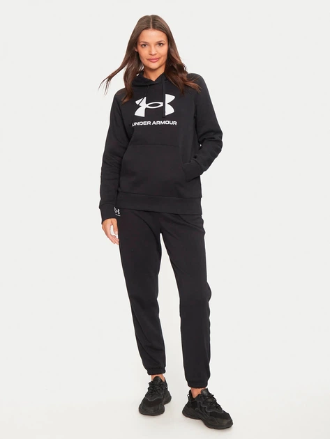 Худи теплое женское Under Armour Ua Rival Fleece Big Logo Hdy 1379501-001 XS (196883854233) - изображение 7