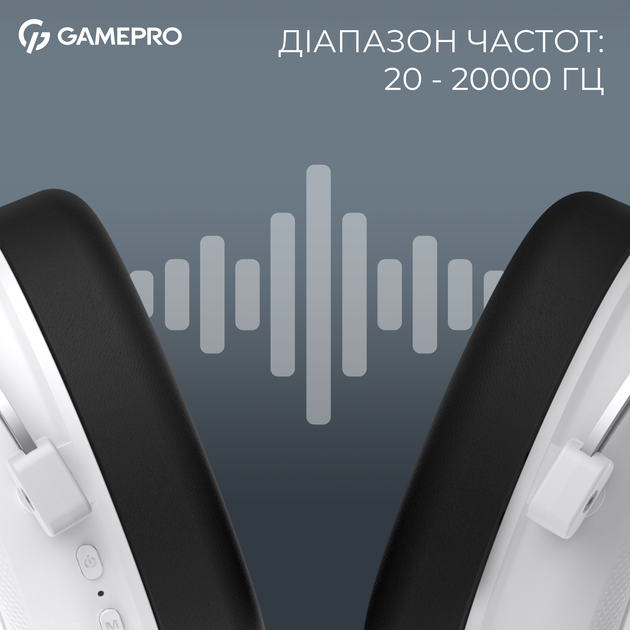 Бездротові ігрові навушники GamePro Asgard Skald (HSW160W) - зображення 15