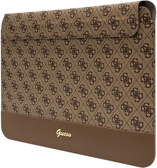 Etui na laptopa Guess 4G Stripe Metal Logo 14" Brown (3666339110833) - obraz 2