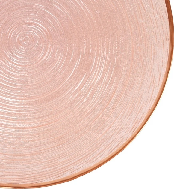 Підставка для торта Home & Styling Collection на ніжці скляна рожева 28 см (8721037510615) - зображення 3