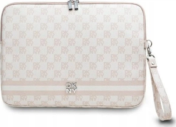 Чехол для ноутбука DKNY Sleeve Checkered Pattern Printed Stripes 14" Pink (DKCS14PVSHLP) - зображення 2