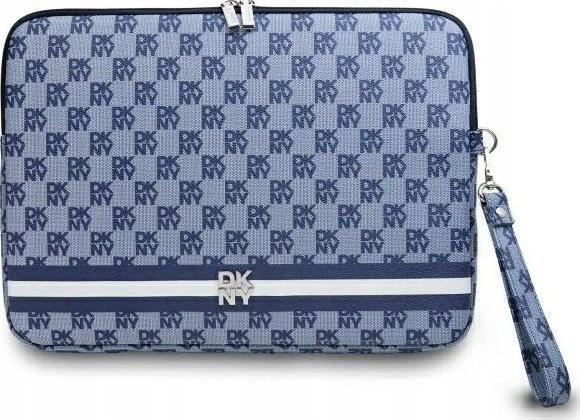 Etui na laptopa DKNY Sleeve Checkered Pattern Printed Stripes 14" Blue (DKCS14PVSHLB) - obraz 2
