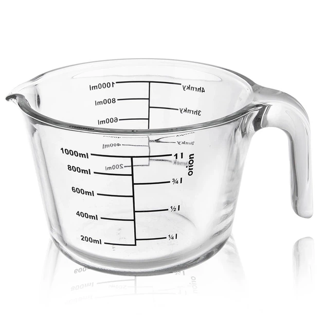 Miarka kuchenna Orion szklana (120563) 1 l (8592381251000) - obraz 3