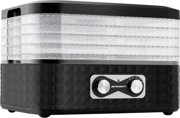 Сушарка для овочів і фруктів Berdsen BD-692 Чорна - зображення 4