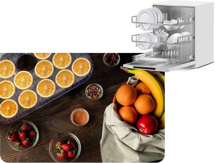 Сушарка для овочів і фруктів Berdsen BD-692 Чорна - зображення 10