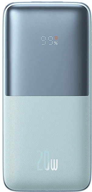 Power Bank Baseus 10000mAh Bipow Blue - Фото 1 Power Bank Baseus 10000mAh Bipow Blue - зображення 1