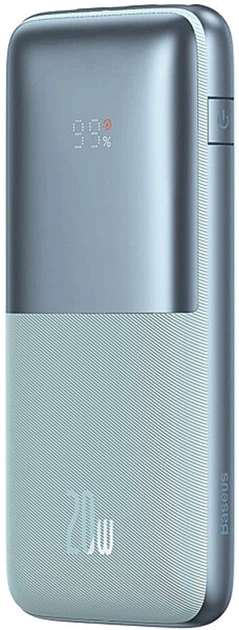 Power Bank Baseus 10000mAh Bipow Blue - Фото 2 Power Bank Baseus 10000mAh Bipow Blue - зображення 2