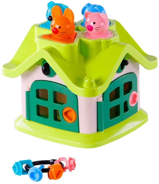 Zabawka sorter Cavallino z kluczykami 6 elementów (8719214074166) - obraz 2