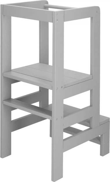 Podest kuchenny Springos dla dzieci 3-poziomowy 90 cm Szary (5907719489421) - obraz 5