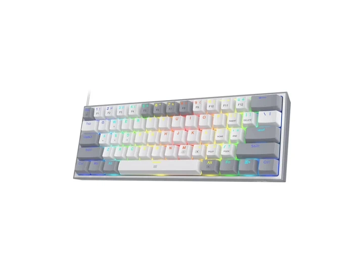 Клавіатура REDRAGON K616 Fizz PRO White/Grey - Фото 1 Клавіатура REDRAGON K616 Fizz PRO White/Grey - изображение 1