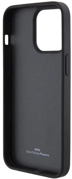 Etui plecki BMW Leather Diamond Pattern do Apple iPhone 15 Pro Black (3666339142568) - obraz 6