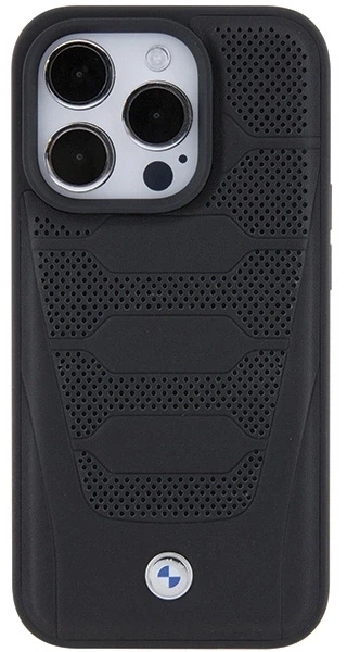 Etui plecki BMW Leather Seats Pattern do Apple iPhone 15 Pro Max Black (3666339142735) - obraz 3