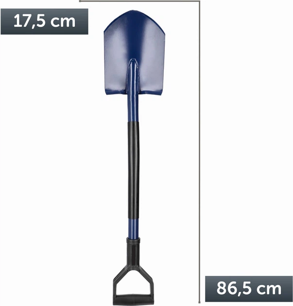 Лопата для снігу Kadax Viuz 17 x 86 см Синя (K2526) - зображення 5