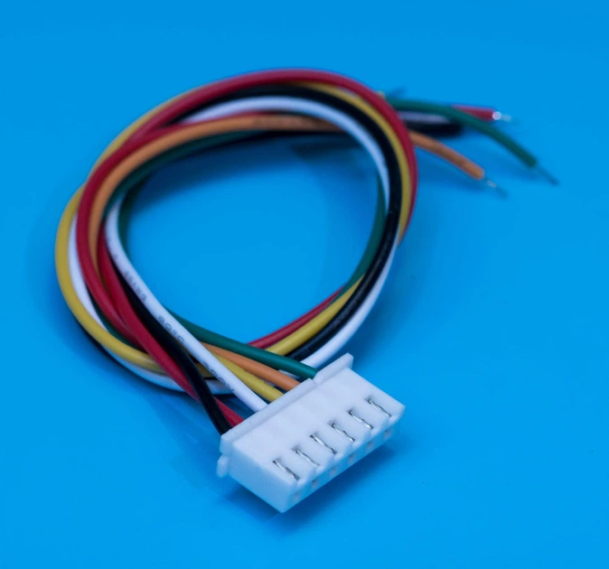Роз'єм JST XH2,54 швидкороз'ємний 6pin x 100mm - Фото 5 Роз'єм JST XH2,54 швидкороз'ємний 6pin x 100mm - изображение 5