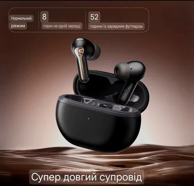 Бездротові навушники SoundPeats Capsule 3 Pro Black з кодеком LDAC - зображення 2